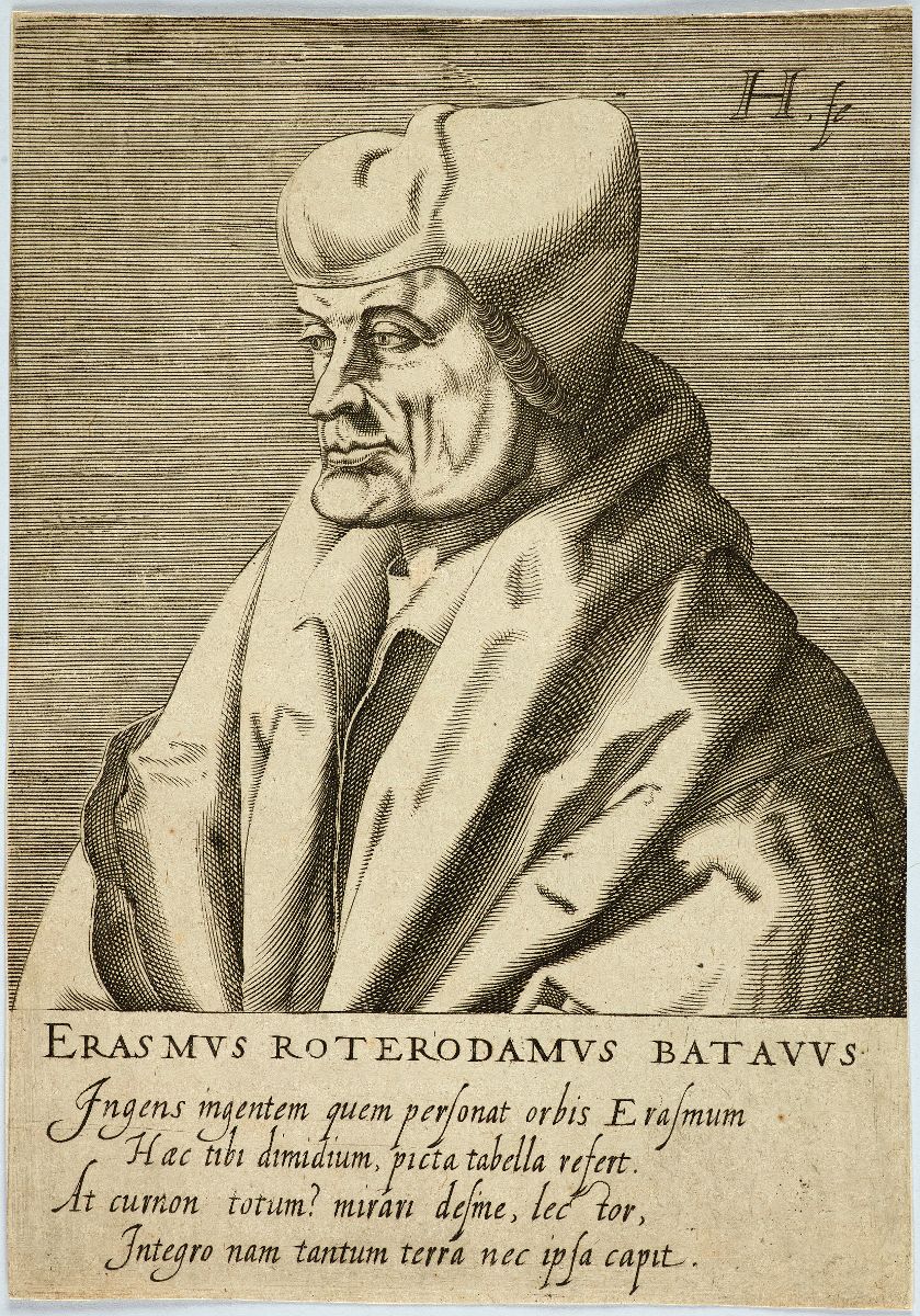 Portraits d'hommes religieux et réformateurs : Érasme