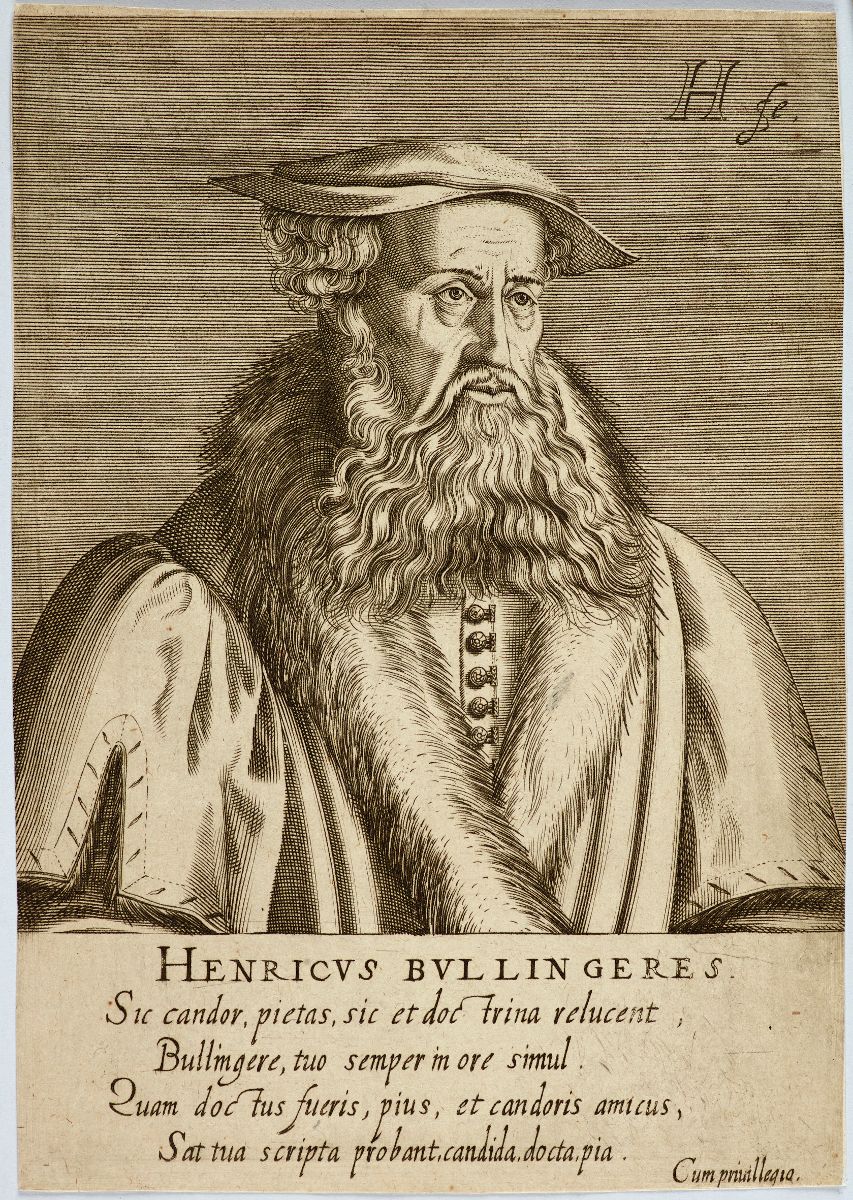 Portraits d'hommes religieux et réformateurs : Heinrich Bullinger