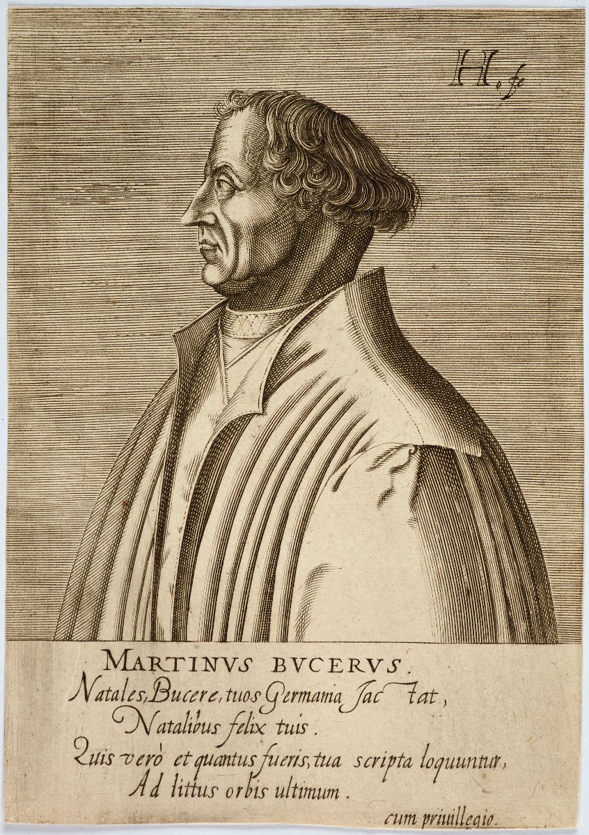 Portraits d'hommes religieux et réformateurs : Martin Bucer