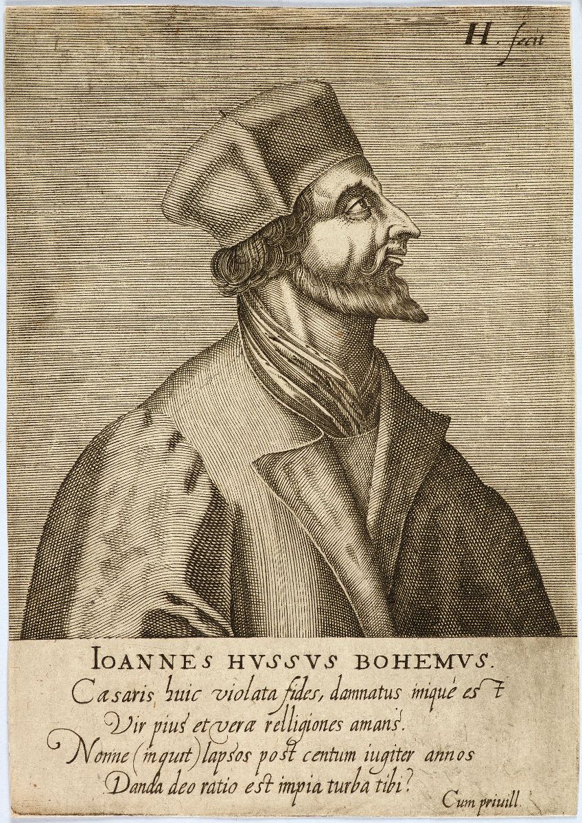 Portraits d'hommes religieux et réformateurs : Jan Hus