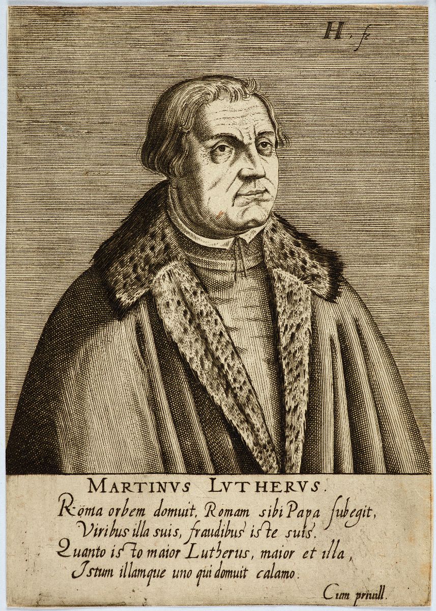 Portraits d'hommes religieux et réformateurs : Martin Luther