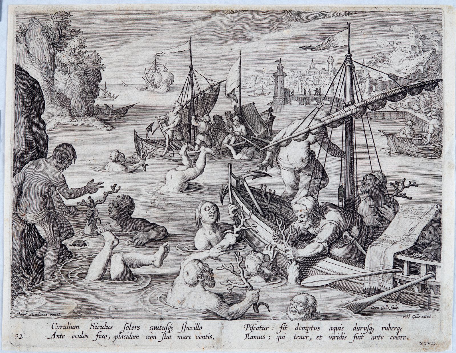 Venationes, Ferarum, Avium, Piscium (92) : Les Pêcheurs de corail