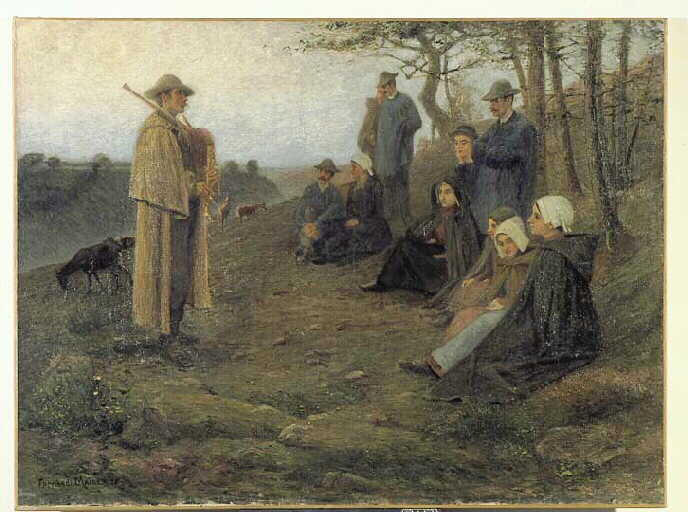 Le maître sonneur sur les bords de la Creuse