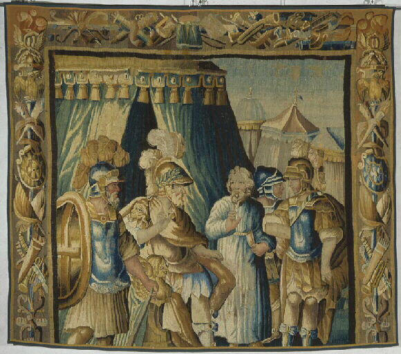 Arnalde vient demander justice à Godefroy de Bouillon