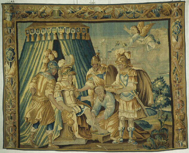 Godefroy de Bouillon soigné miraculeusement