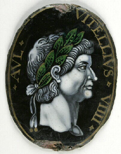 Tête laurée de Vitellius