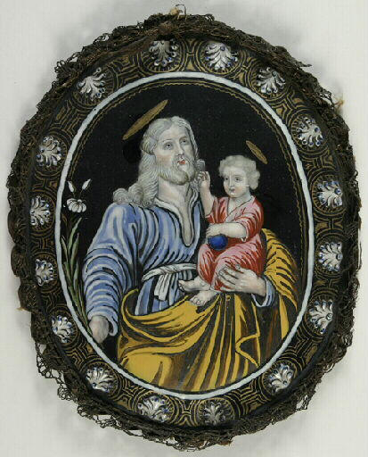 Saint Joseph portant l'enfant Jésus