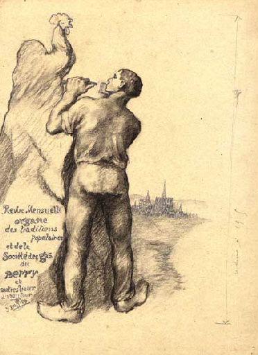 Projet de frontispice (Titre factice)