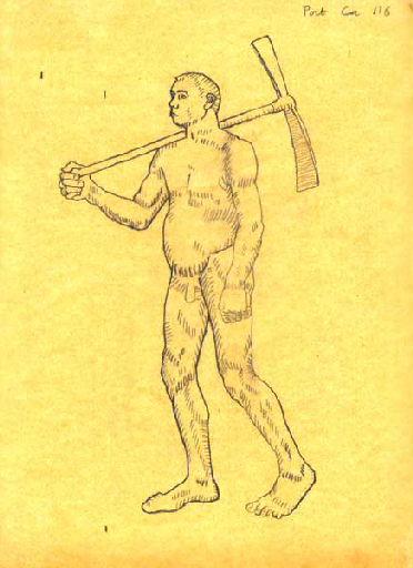 Homme nu marchant (Titre factice)