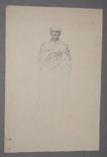 Etude pour un monument à Nicolas Rolin (Titre factice)