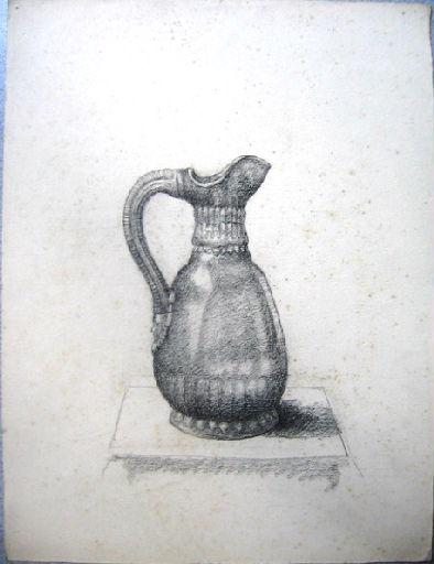 Etude pour un pichet décoré (Titre factice)
