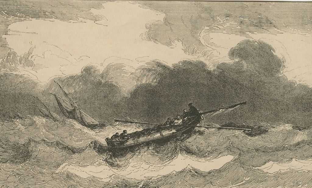 Barque sur les flots