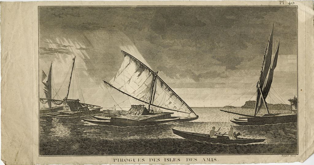 Pirogues des îles des Amis (Tonga)