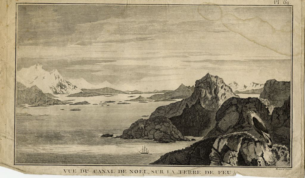 Vue du Canal de Noël sur la Terre de feu