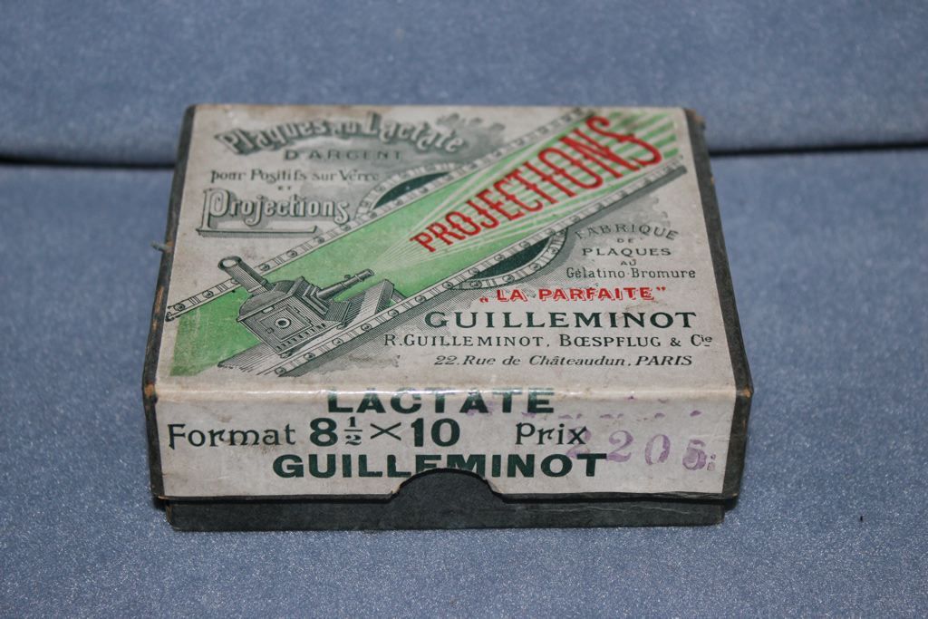 Boîte de plaques photographiques