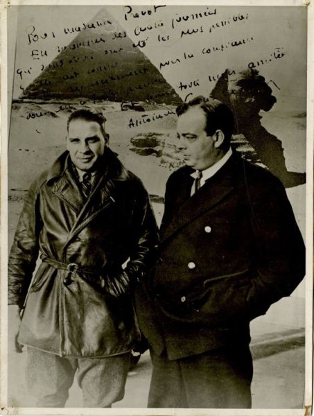 André Prévot et Antoine de Saint-Exupéry