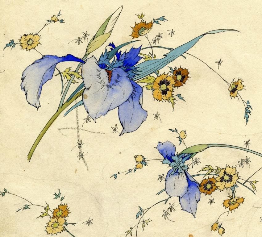 Modèle de décor pour soupière