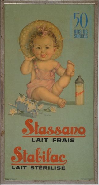 Stassano Lait frait. Stabilac Lait stérilisé