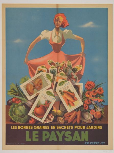 Les bonnes graines en sachets pour jardins le Paysan