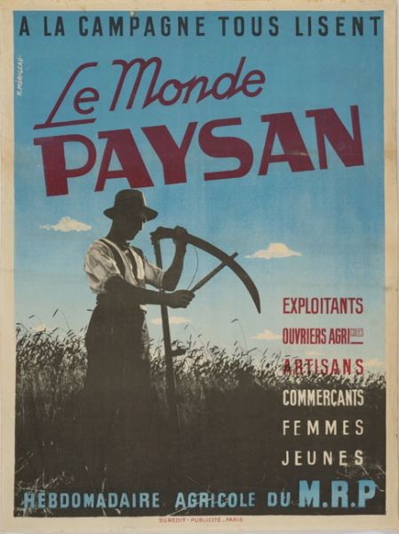 A la campagne tous lisent le Monde Paysan