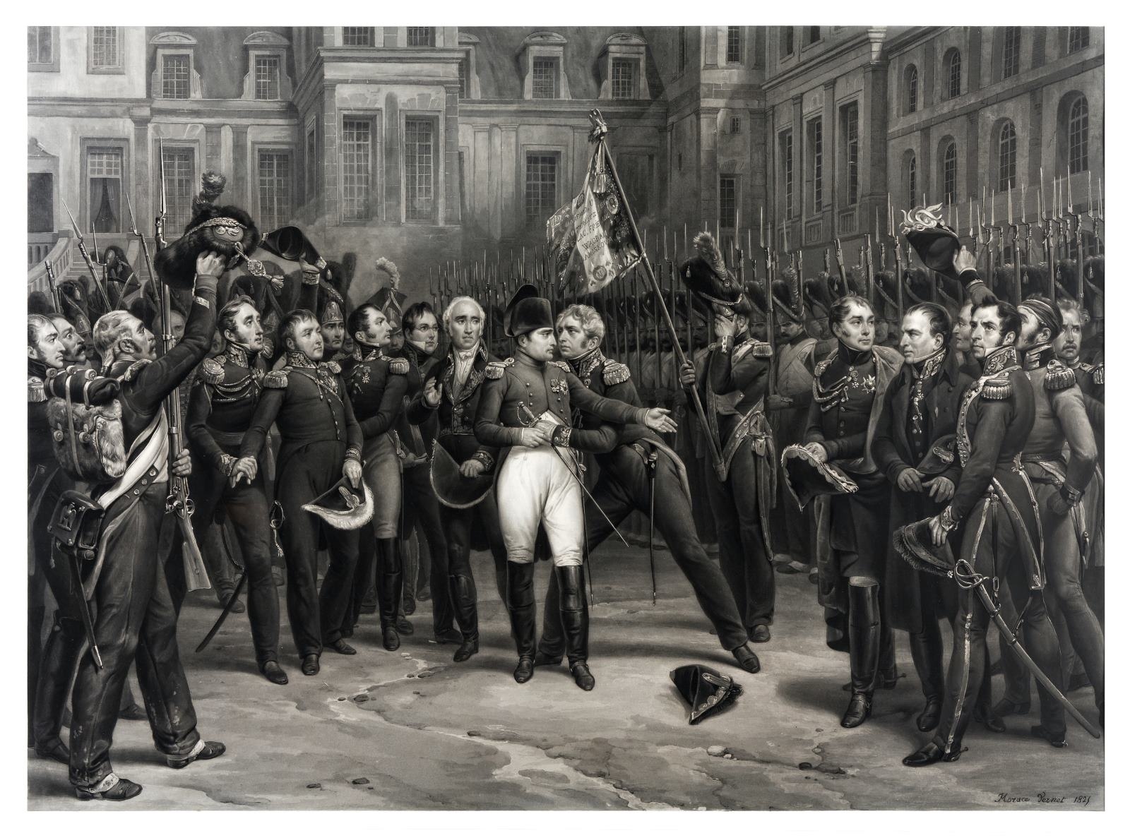 Les adieux de Fontainebleau