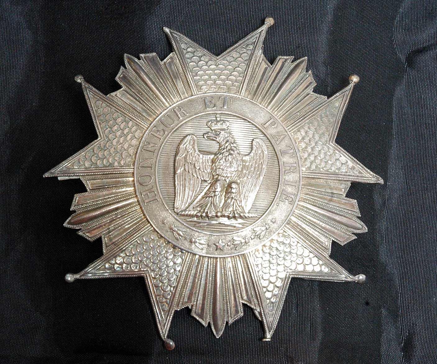 Plaque de grand officier de la légion d'honneur