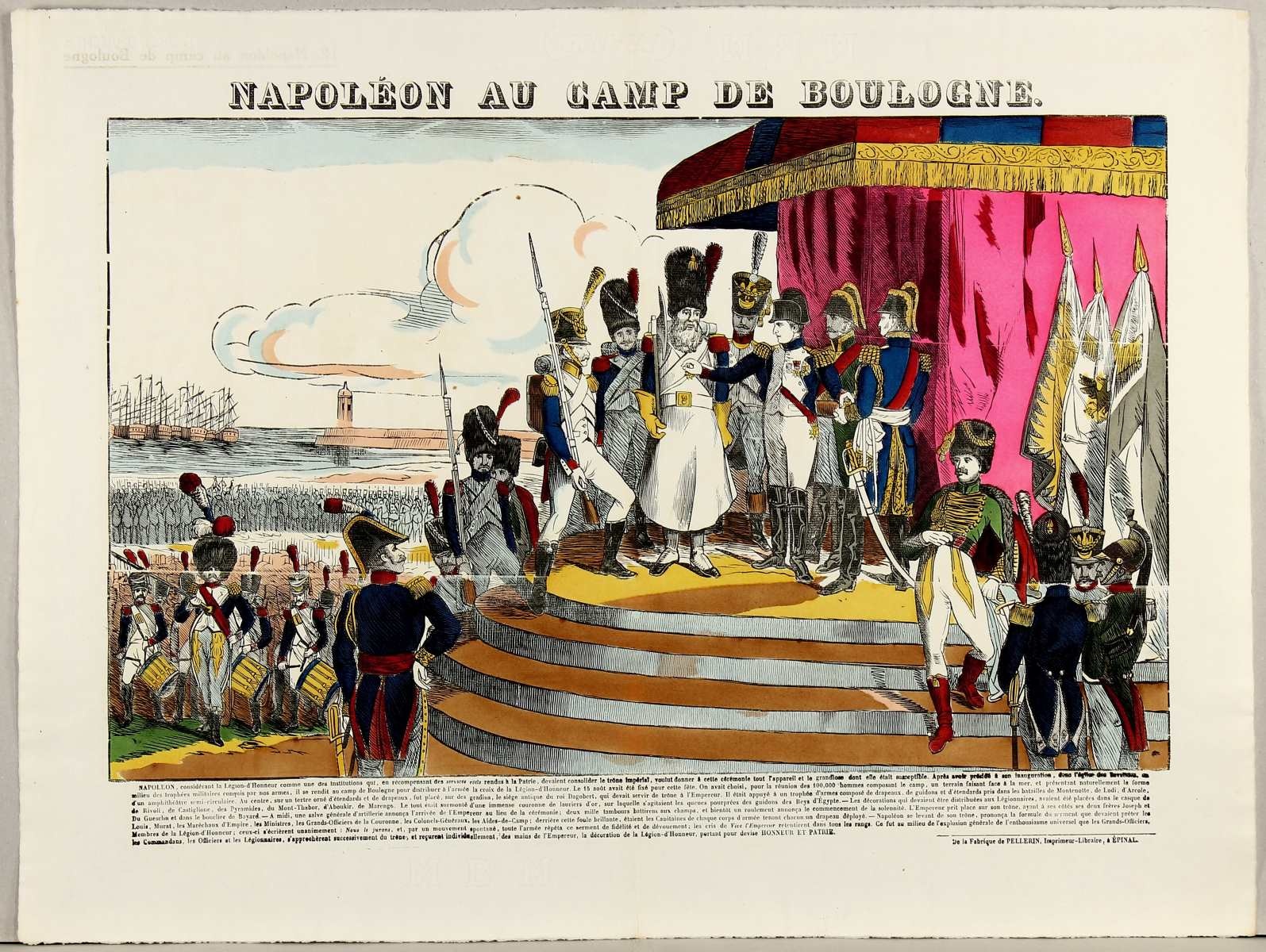 Napoléon au camp de Boulogne