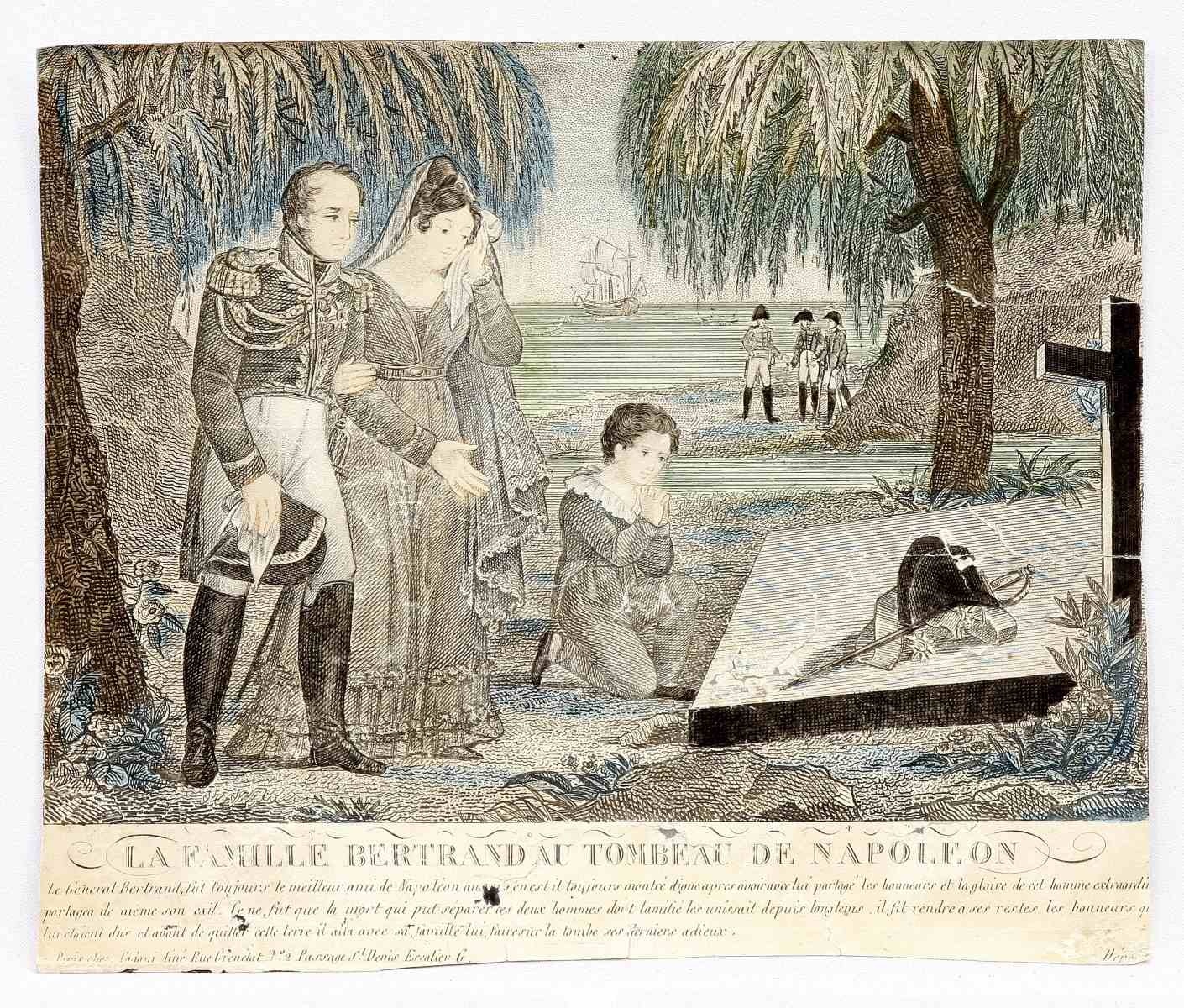 Famille Bertrand au tombeau de Napoléon