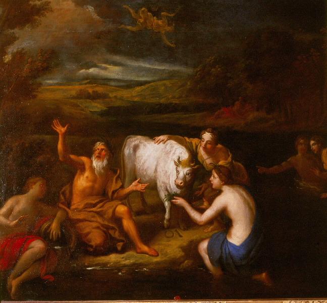 La Nymphe Io, métamorphosée en génisse