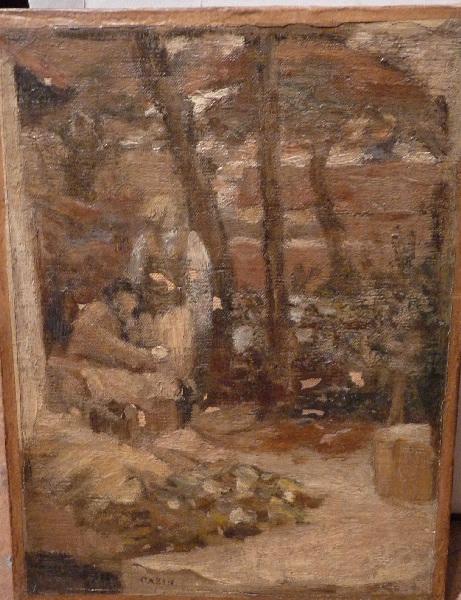 Jean-Charles Cazin et son fils Michel