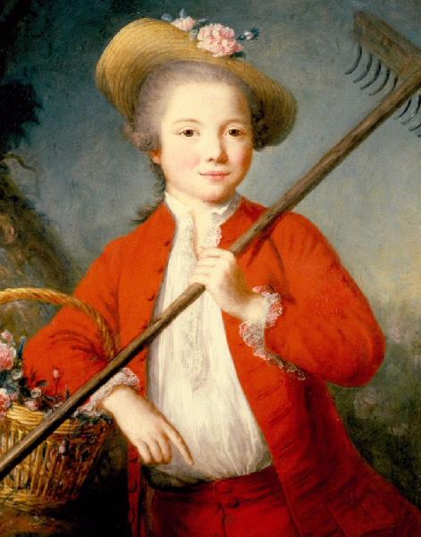 Portrait d'Antoine Duplaa à l'âge de 9 ans