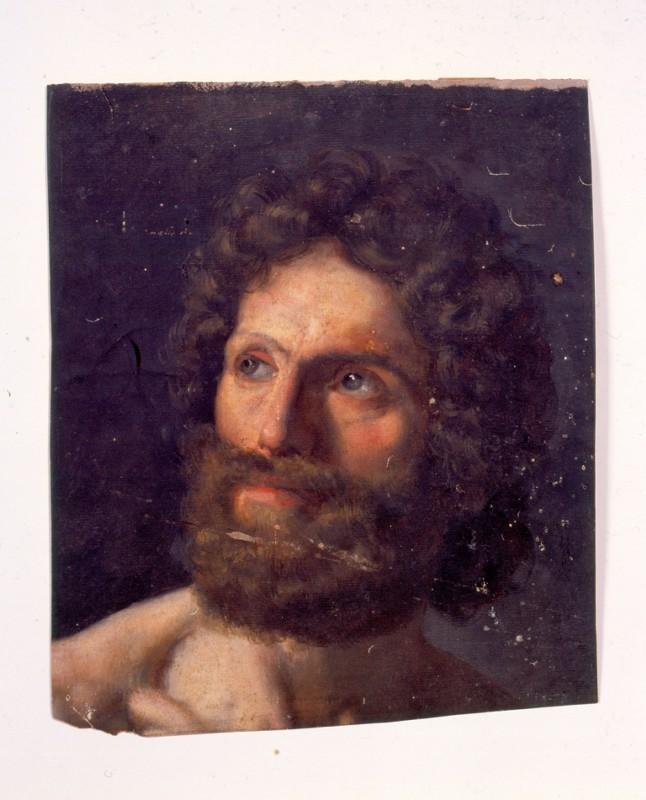 Tête d'homme d'après modèle vivant