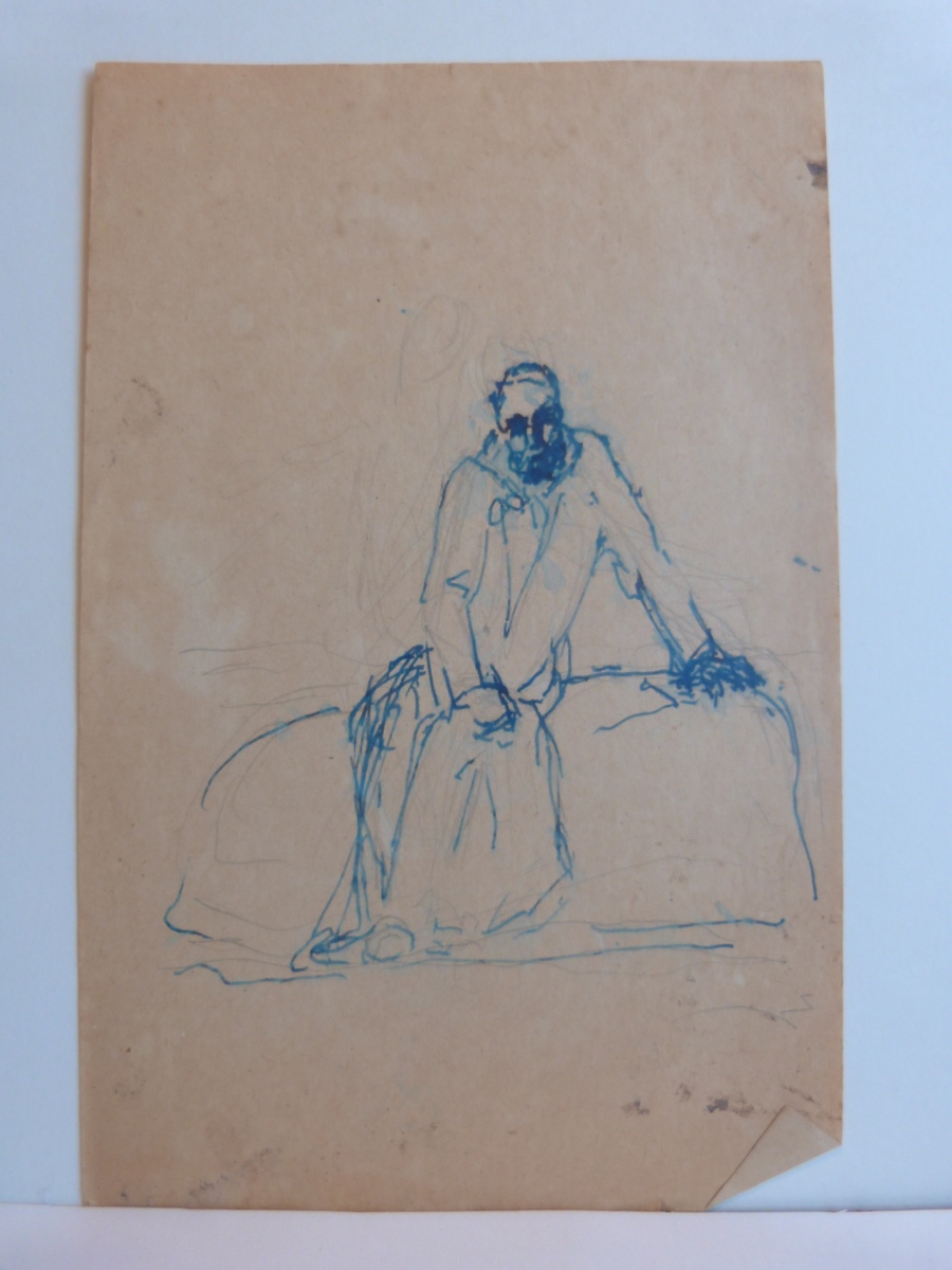 Etude pour la statue d'Anatole France assis