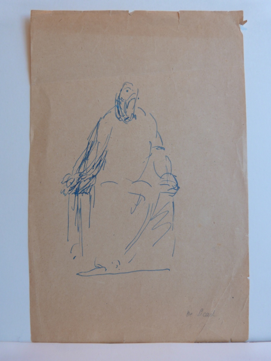 Etude pour la statue d'Anatole France assis