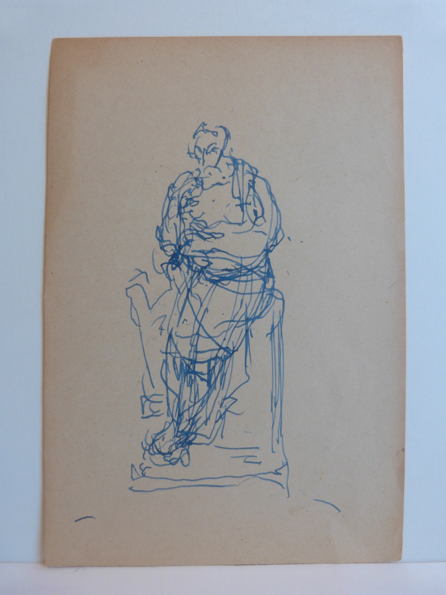 Etude pour la statue d'Anatole France assis