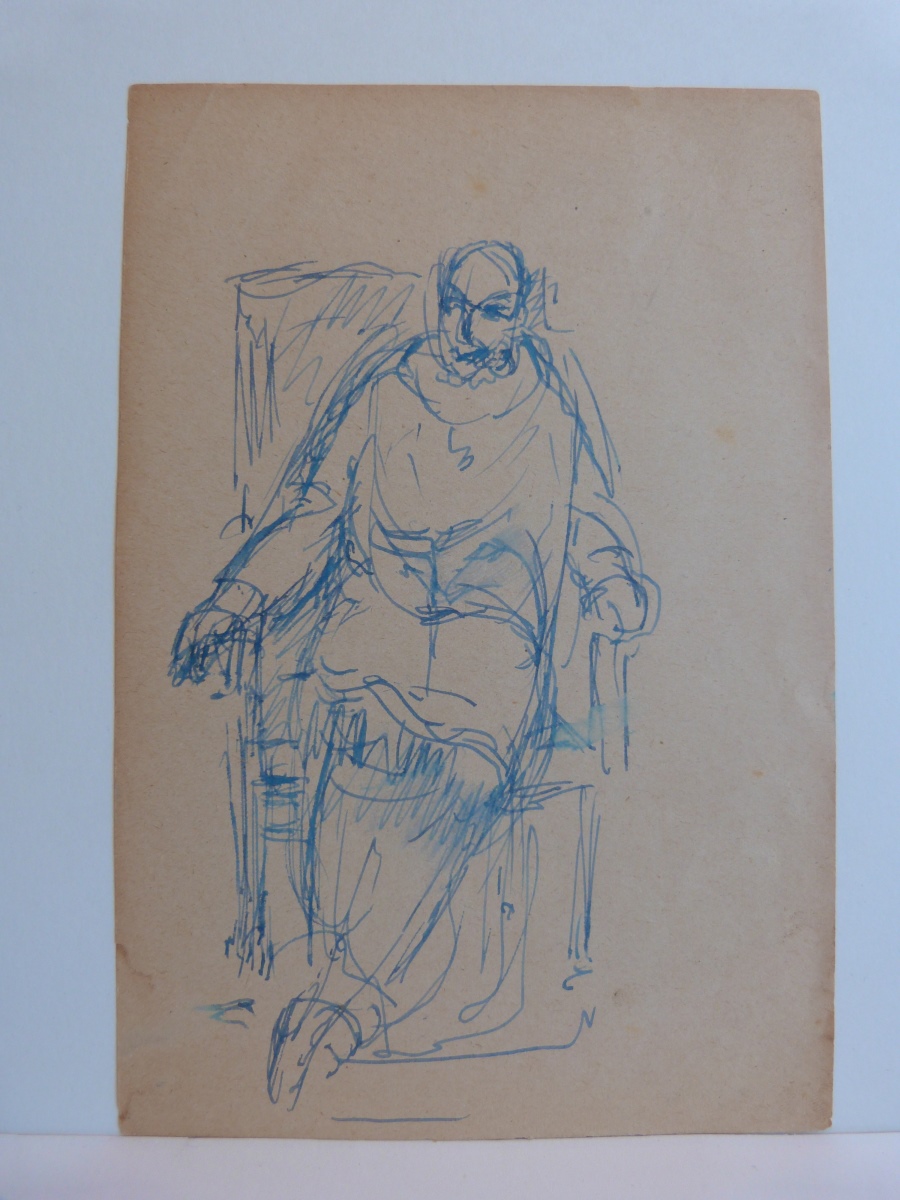 Etude pour la statue d'Anatole France assis