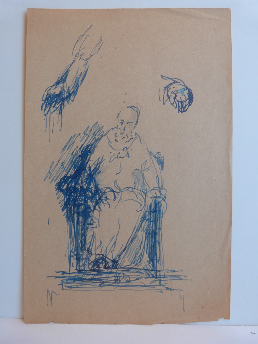 Etude pour la statue d'Anatole France assis