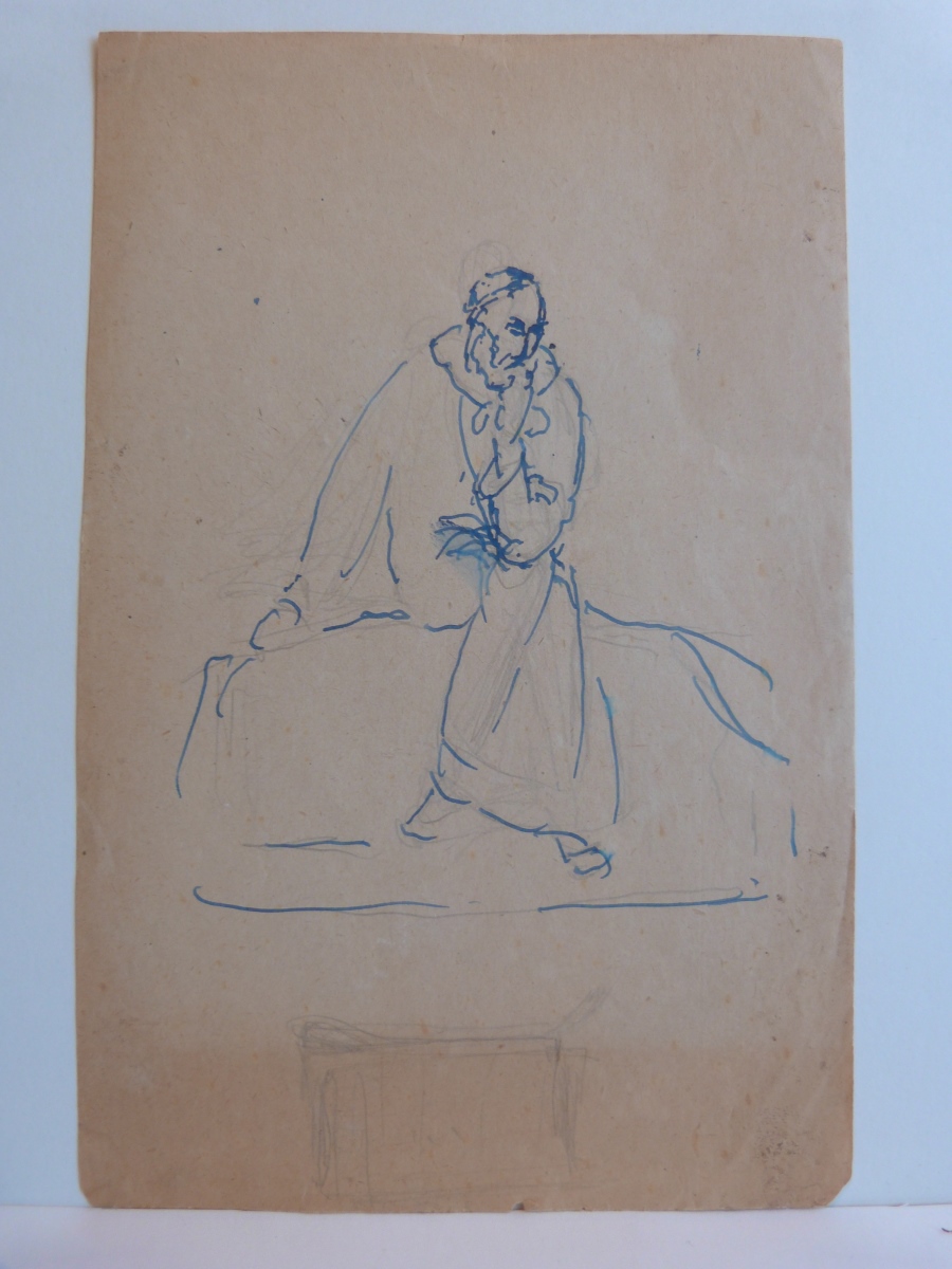 Etude pour la statue d'Anatole France assis