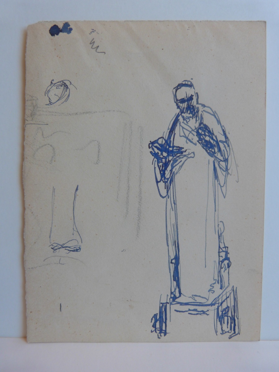 Etude pour la statue d'Anatole France debout