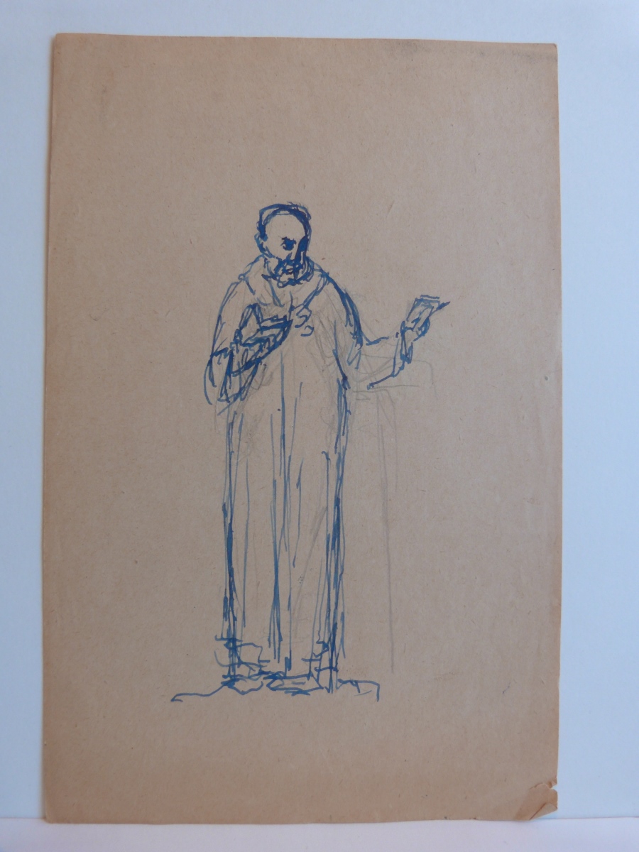 Etude pour la statue d'Anatole France debout