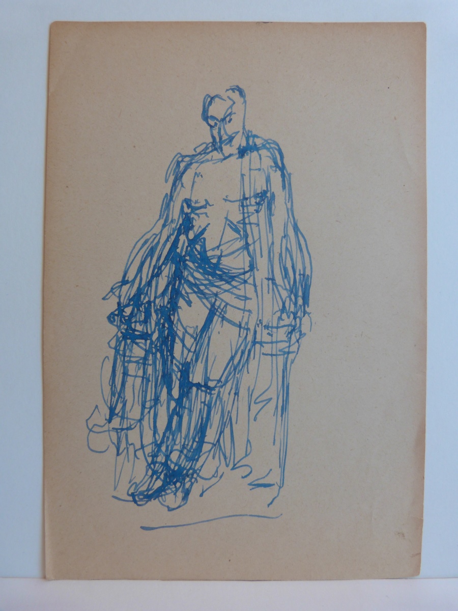 Etude pour la statue d'Anatole France debout