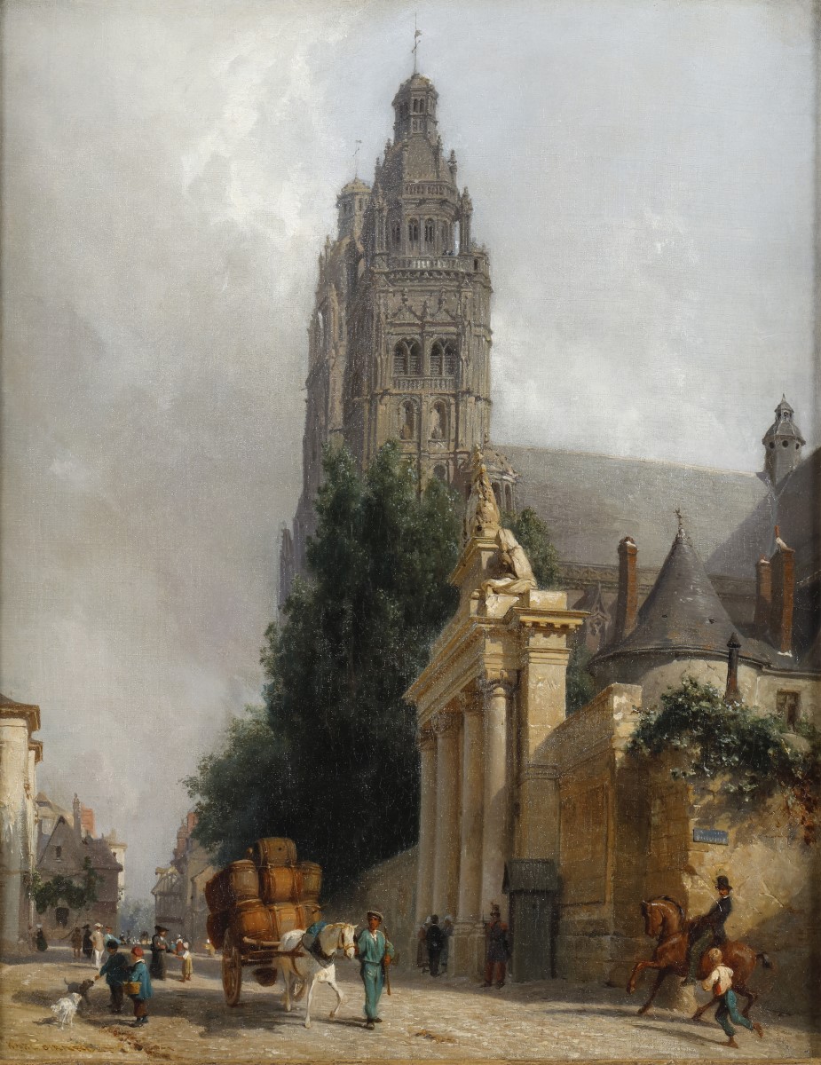 Tours. La cathédrale et le palais épiscopal