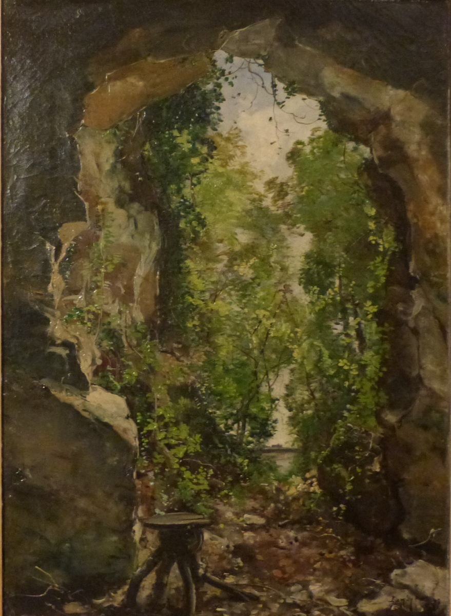 La grotte ; Onze vues du château et du parc de Ménars