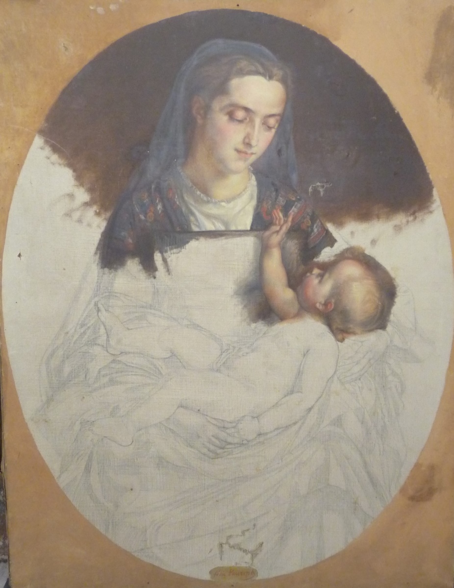 La Vierge à l'Enfant ; Maternité