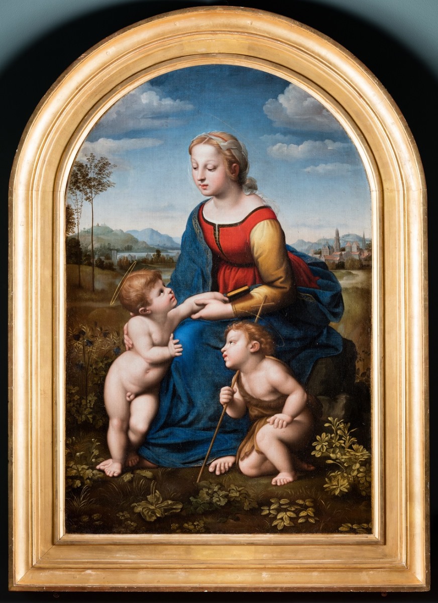 La Vierge assise avec l'Enfant