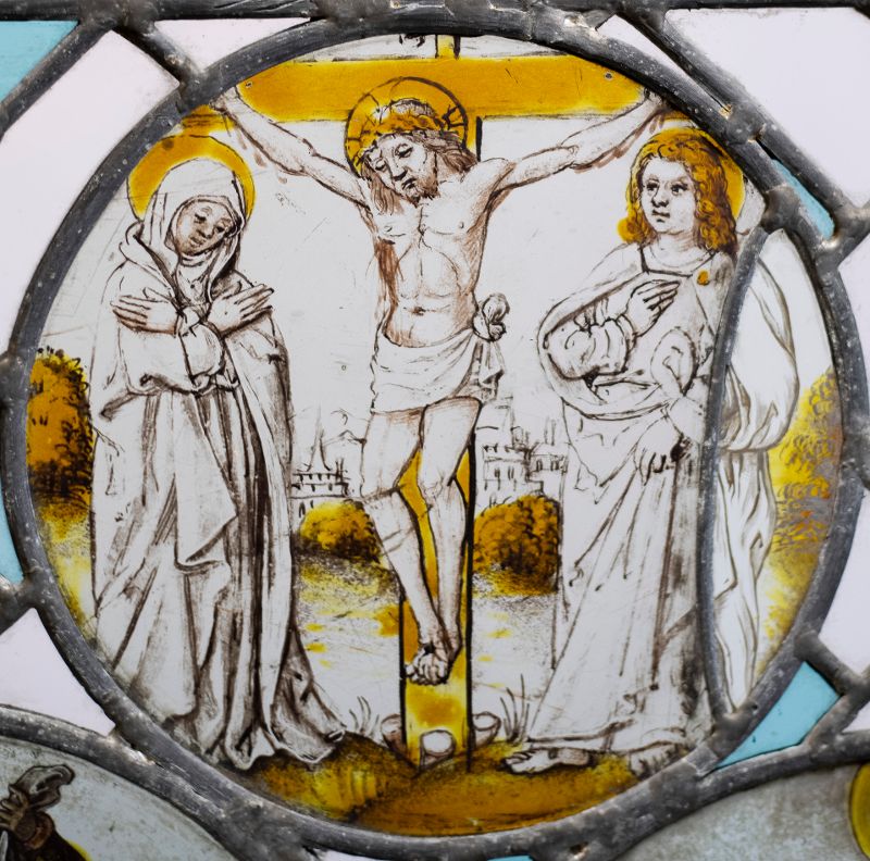 vitrail : la Crucifixion