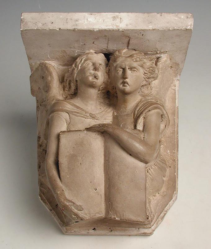 Modèle d'anges ailés pour la partie supérieure du Piédestal du vase du duc d'Orléans