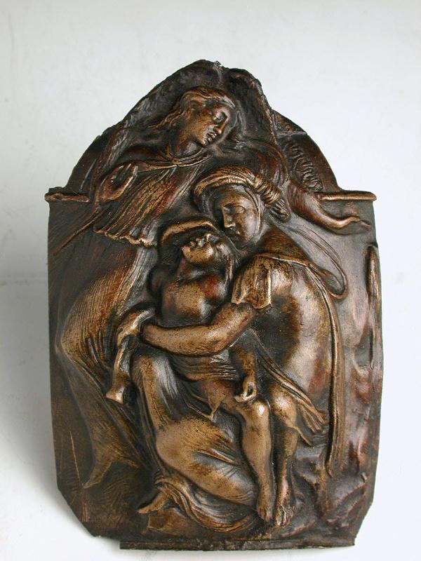 Aiguière des mères israélites (Agar assise tenant Ismaël sur ses genoux)