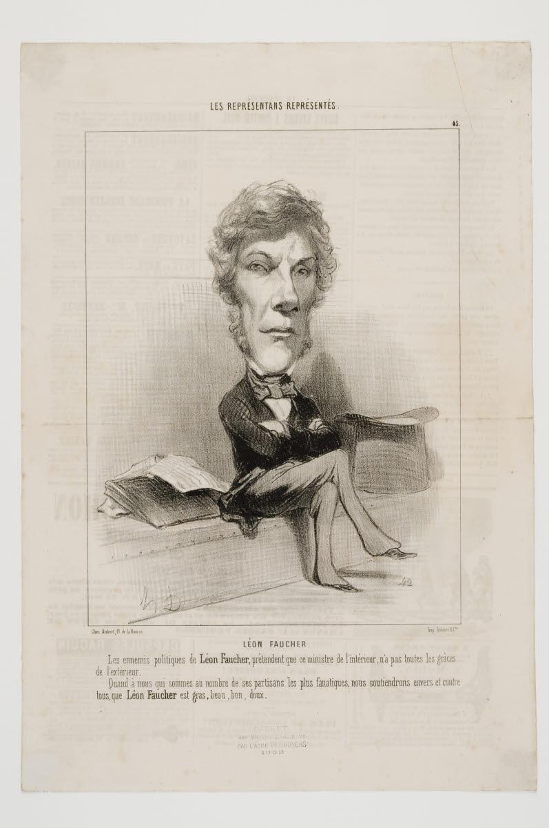 Les représentans représentés : Léon Faucher