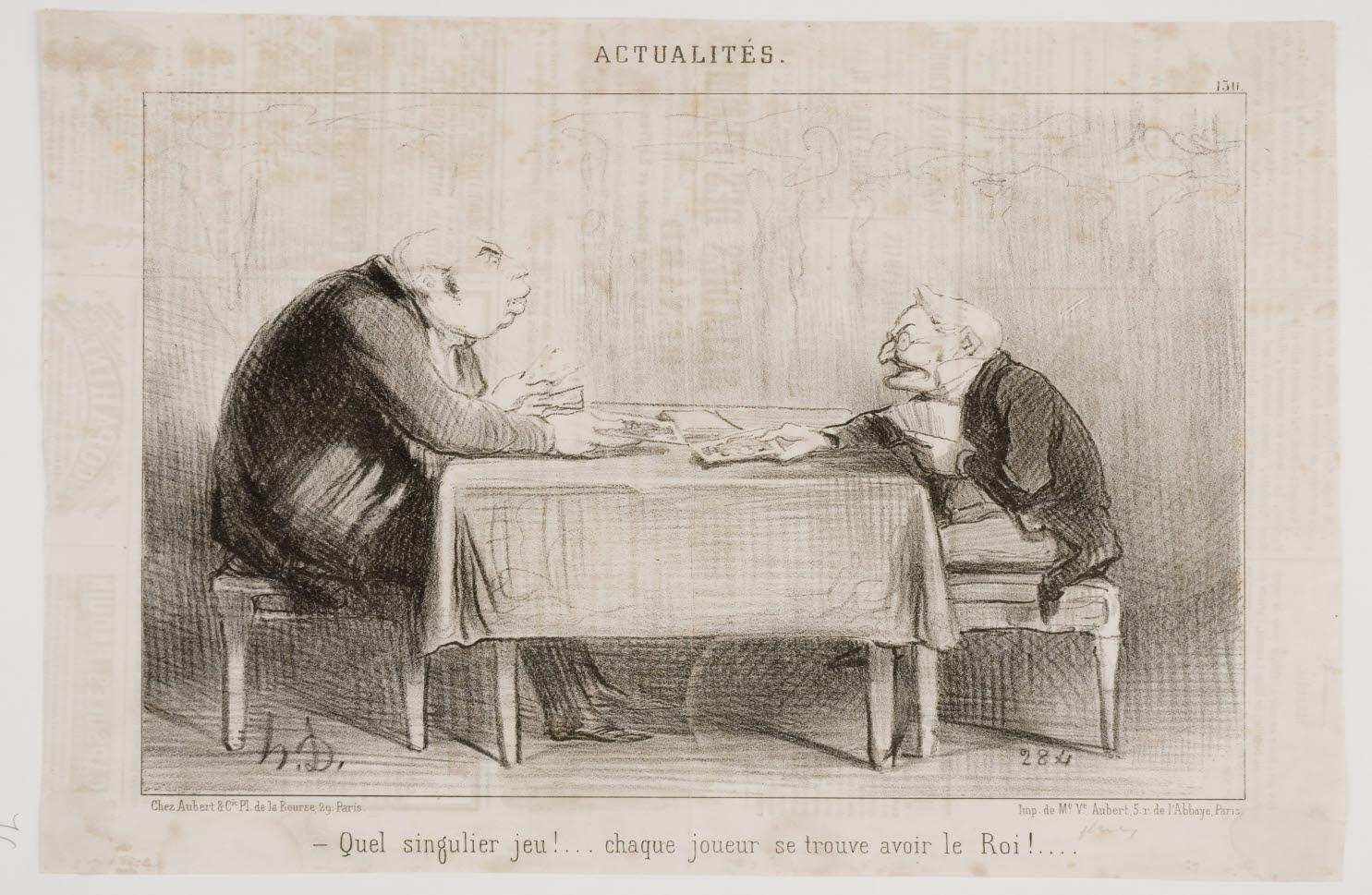 Quel singulier jeu ! ... chaque joueur se trouve avoir le Roi ! ....